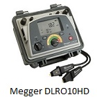 Megger DLRO10HD Digital Low Resistance Ohmmeter
